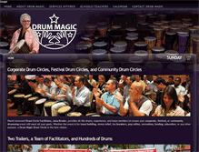 Tablet Screenshot of drummagic.net